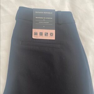 Banana Republic Black Bi-Stretch Sloan Pants